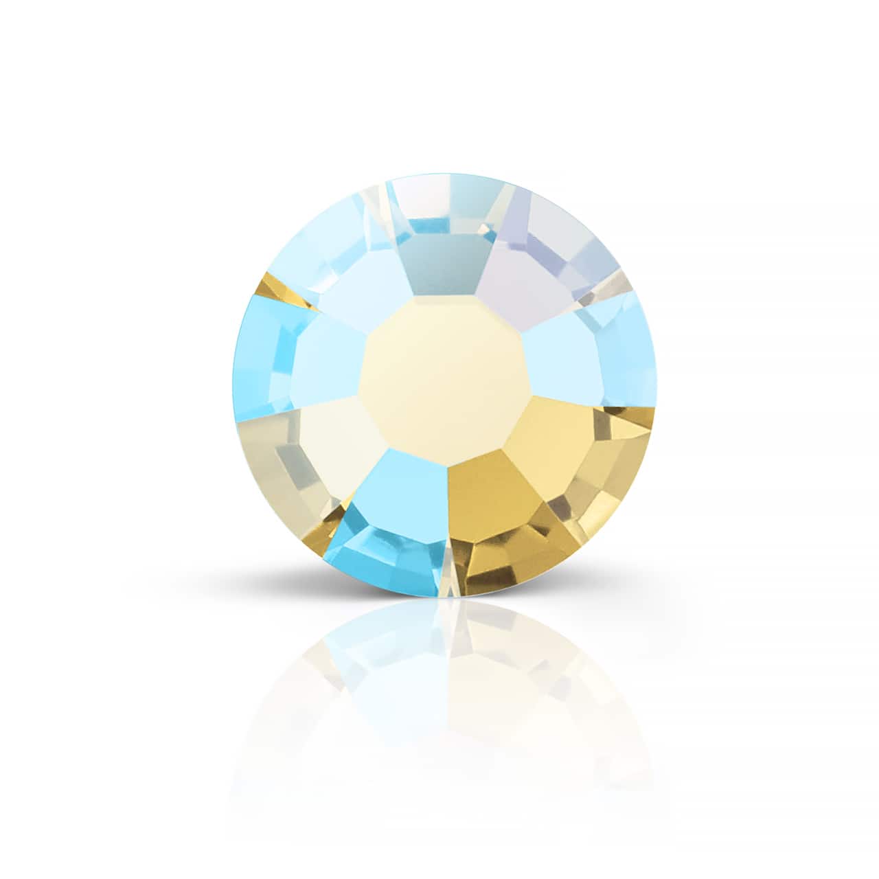 Preciosa MAXIMA SS20 Aurora Borealis Flatback Czech Crystals, 144ct.